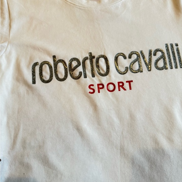 Roberto Cavalli Women’s Tee Top T Shirt White Size XS - Picture 6 of 7